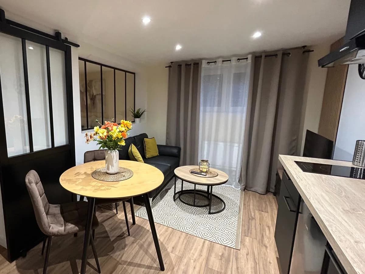rénovation studio après à Dax